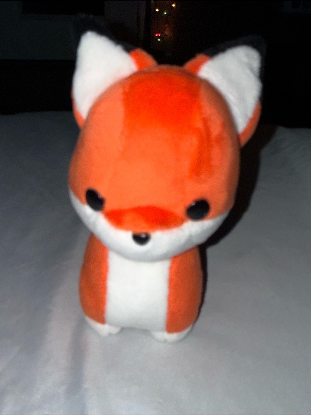 Plush Orange and White Bellzi Fox Stuffed Animal - Soft Cuddly Toy